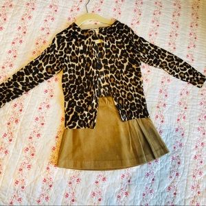 Crewcuts merino wool + skirt 3T